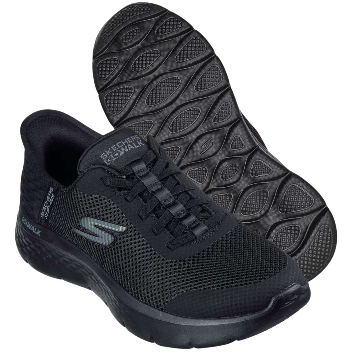 SCARPA SKECHERS 216324 BBK GO WALK FLEX HANDS NERO