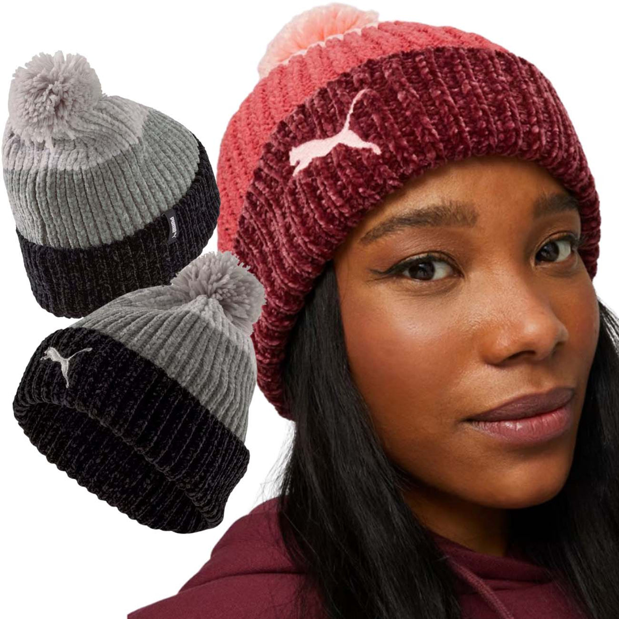 BERRETTO PUMA 023436 PON PON TAGLIA UNICA