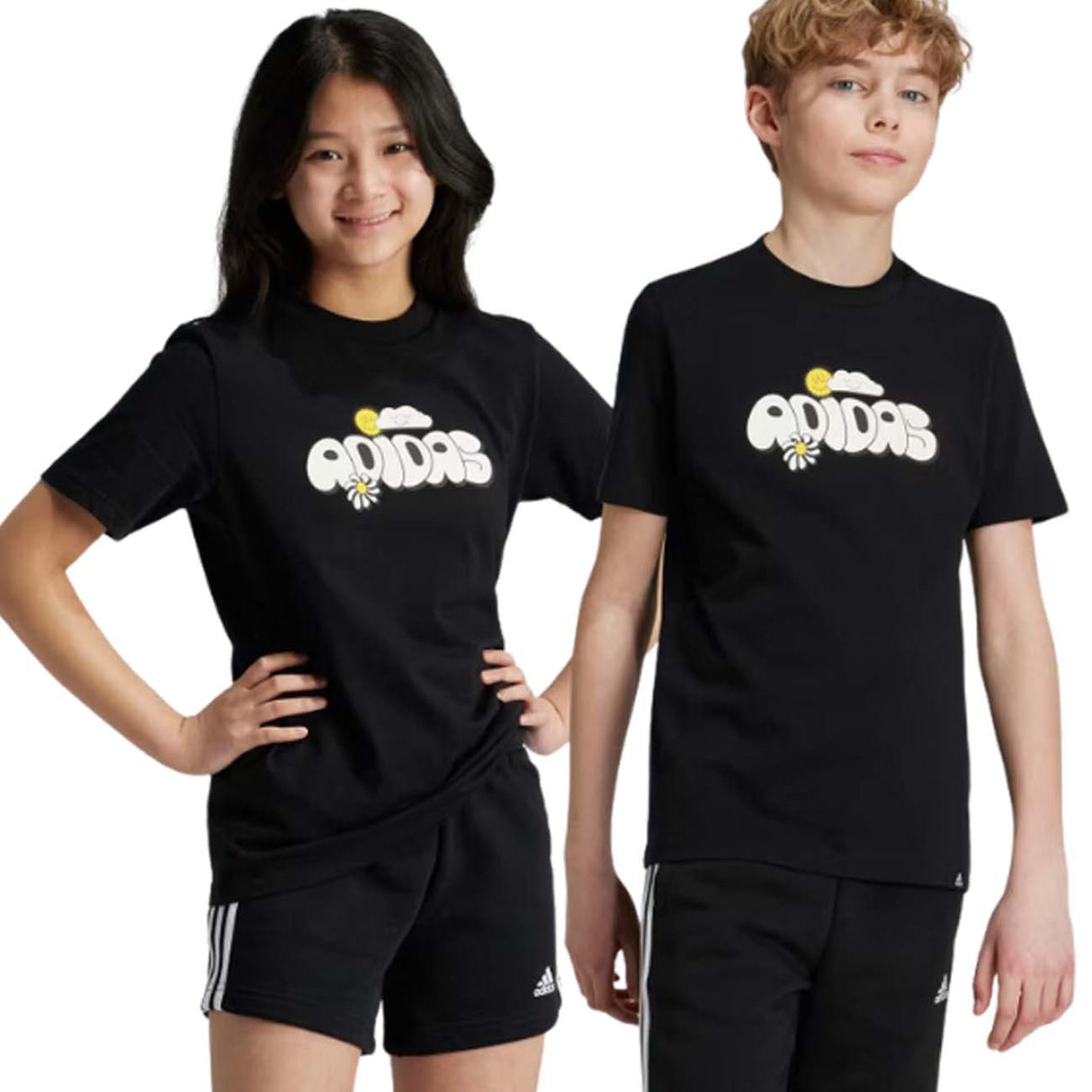 T-SHIRT RAGAZZI ADIDAS IZ0418 GRAFHIC UNISEX COTONE