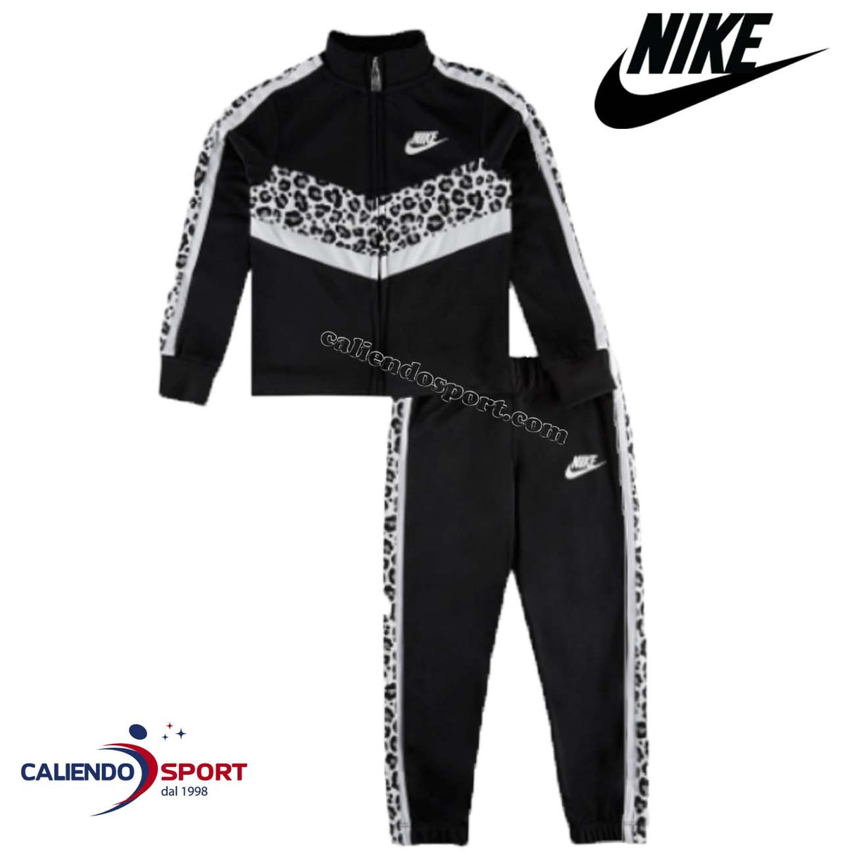 TUTA NIKE BAMBINI 36H124 023 NERO ACETATO