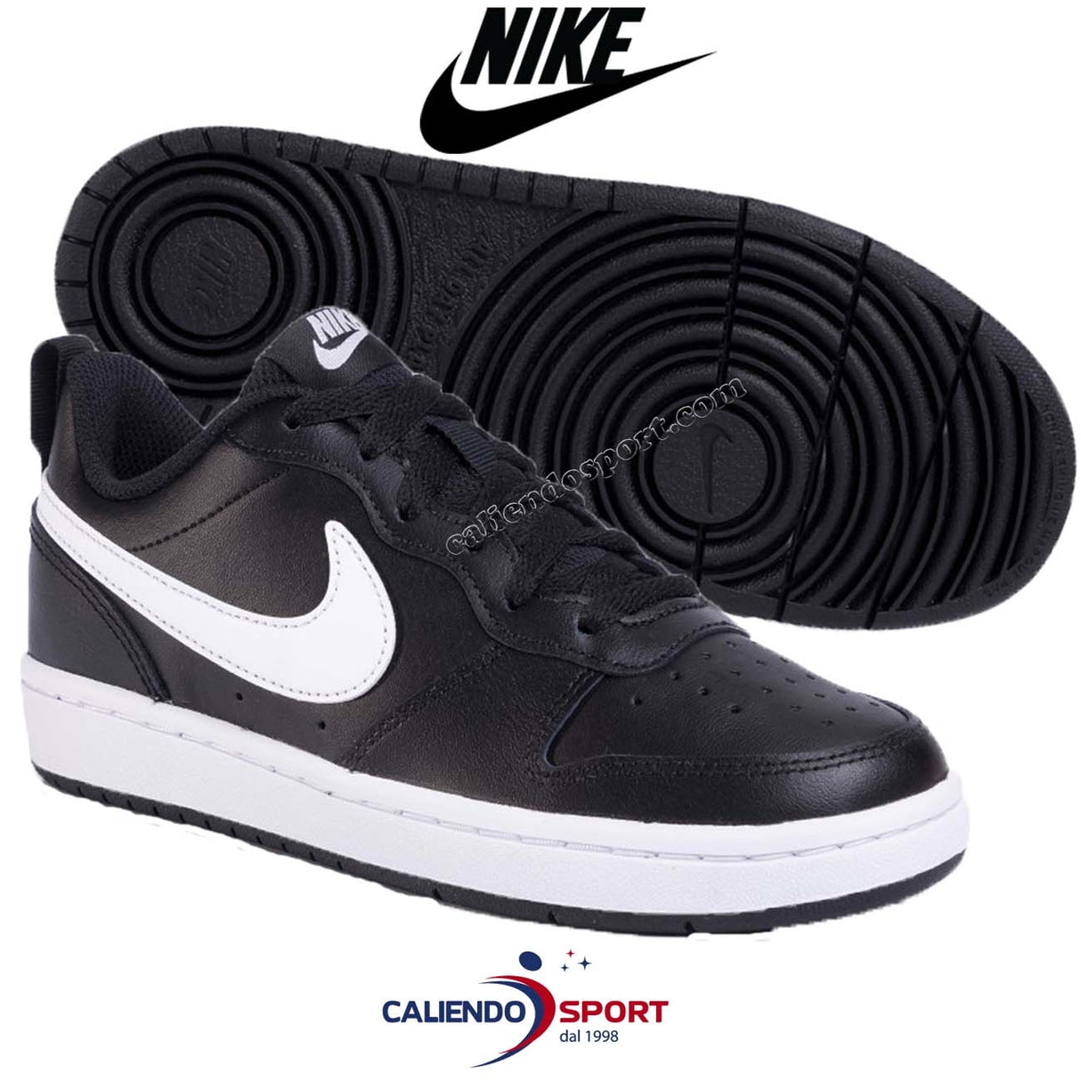 CHAUSSURES NIKE BQ5448 002 COURT BOROUGH LOW GS POUR GARÇON