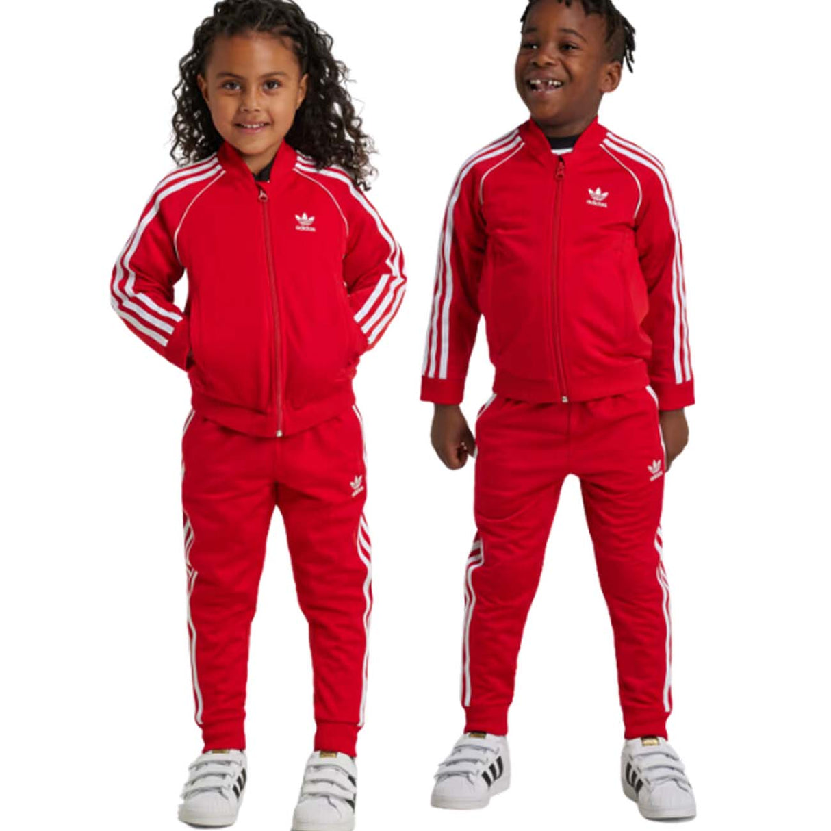 TUTA BAMBINI ADIDAS IX7625 ADICOLOR ROSSO ACETATO UNISEX