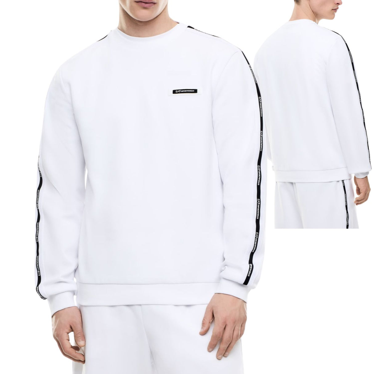 FELPA ARMANI EA7 E26 7M001478 AF12660 U0002 COTONE GARZATO