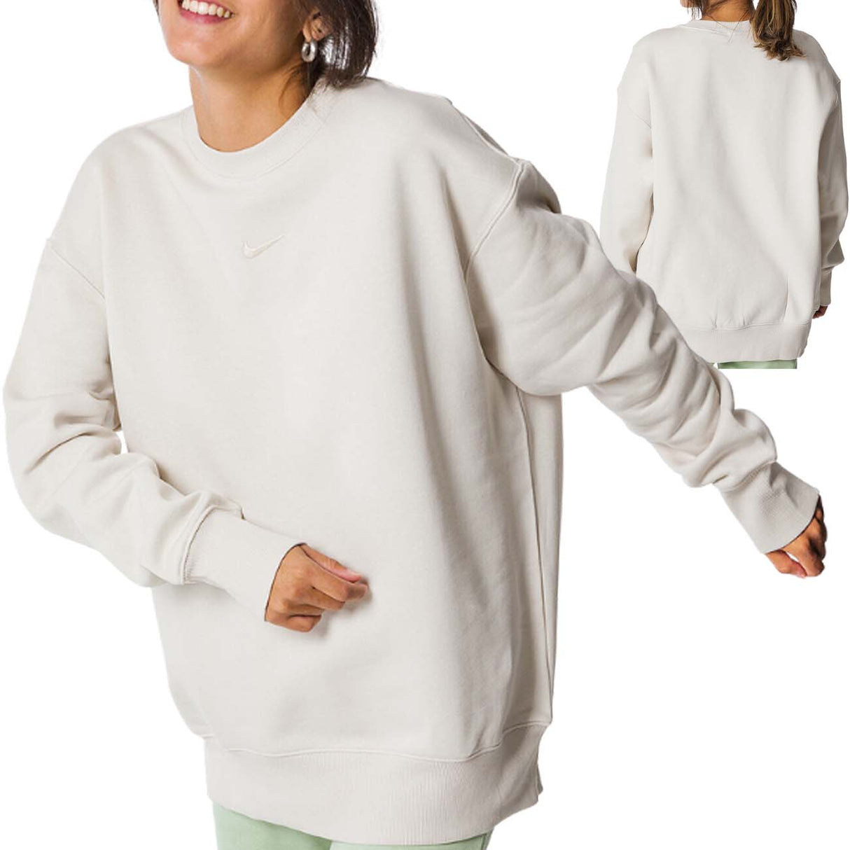 SWEAT-SHIRT SPORTWEAR EN COTON POLAIRE POUR FEMMES NIKE DQ5733 104