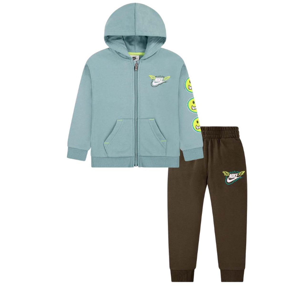 TUTA BAMBINO NIKE 66L111 F84 COTONE GARZATO