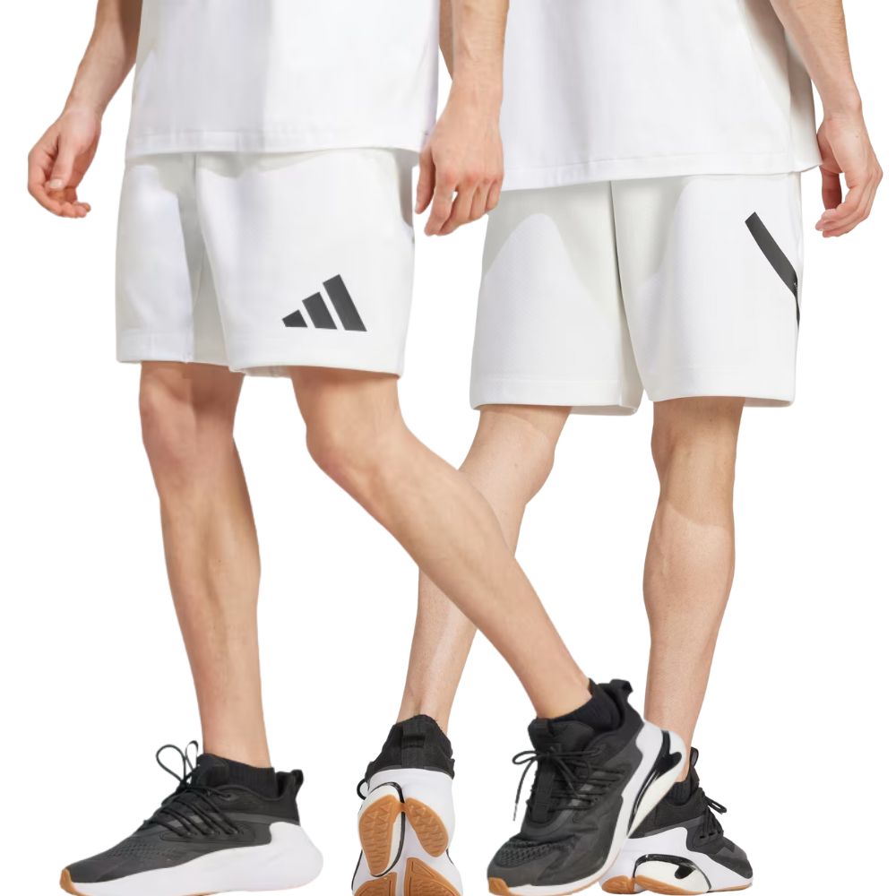 PANTALONCINI ADIDAS JJ4893 ZNE SPORT BIANCO