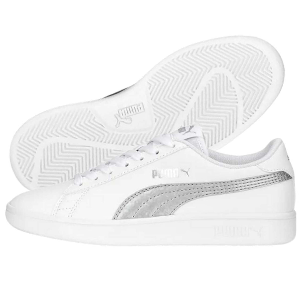 CHAUSSURES PUMA 389682 01 SMASH V2 METALLICS POUR FILLE