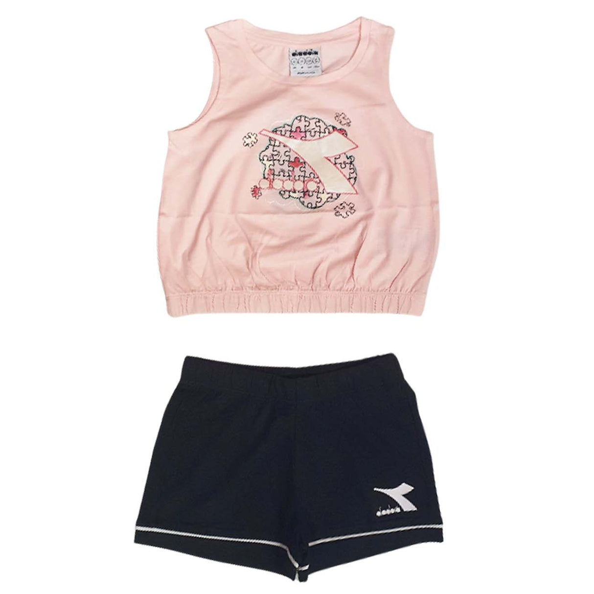 COMPLETO BAMBINE DIADORA 180462 50207 PUZZZLES COTONE