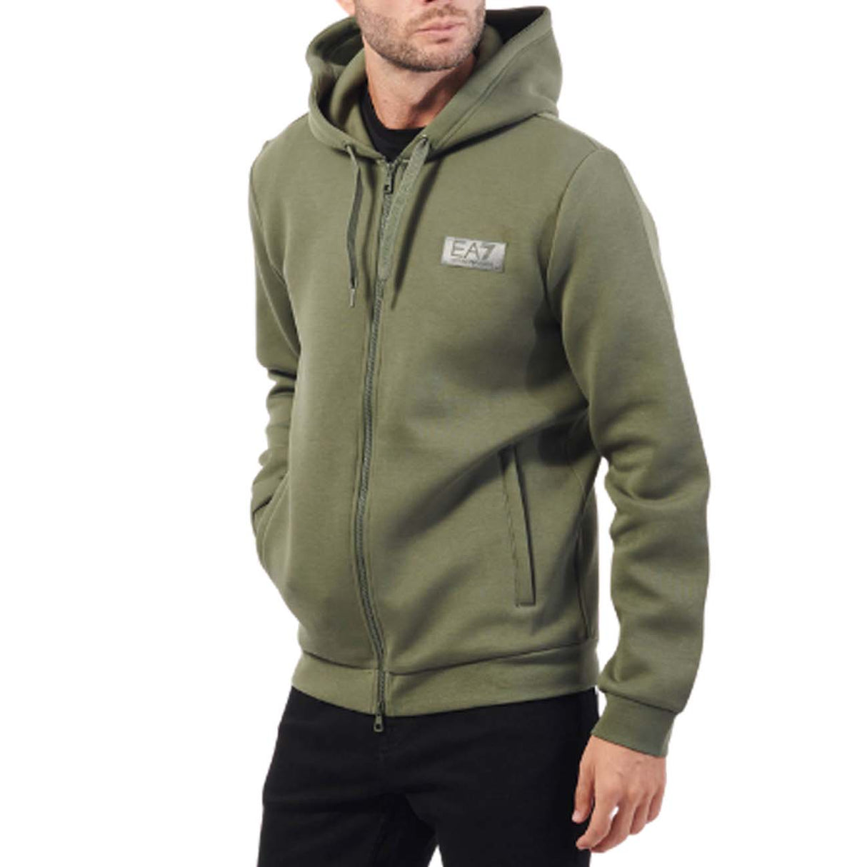 FELPA ARMANI EA7 I25 6DPM26 PJODZ 1846 COTONE FELPATO VERDE