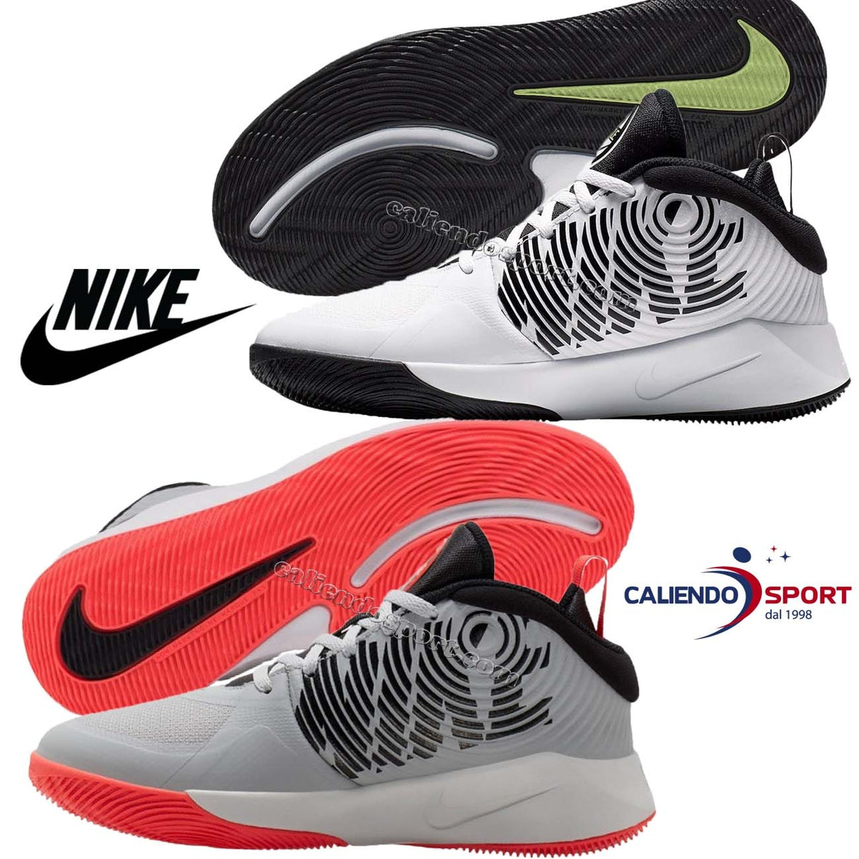 CHAUSSURE NIKE AQ4224 007 100 TEAM HUSTLE D 9 GS