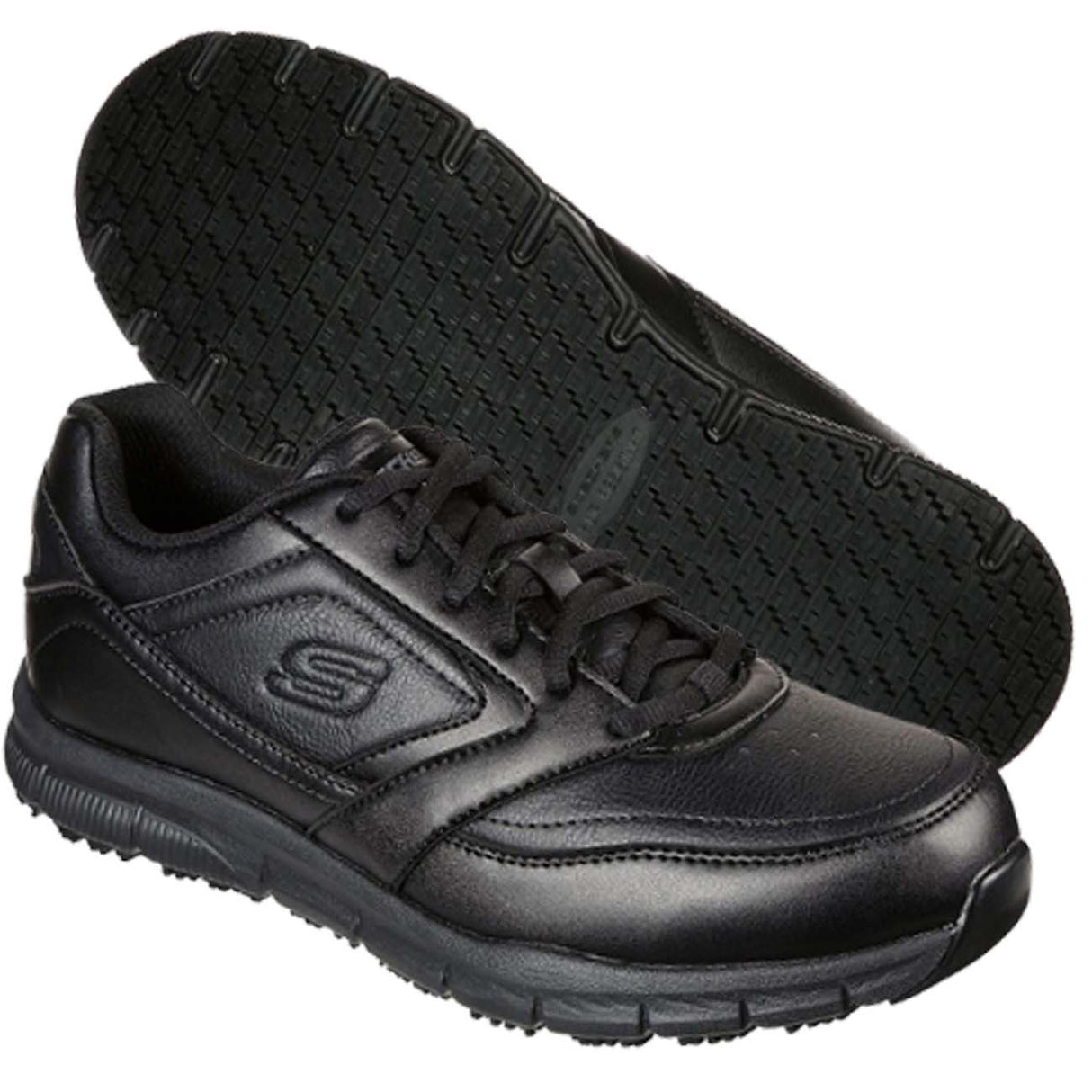 CHAUSSURES SKECHERS POUR HOMMES 77156EC BLK RELAXEDFIT