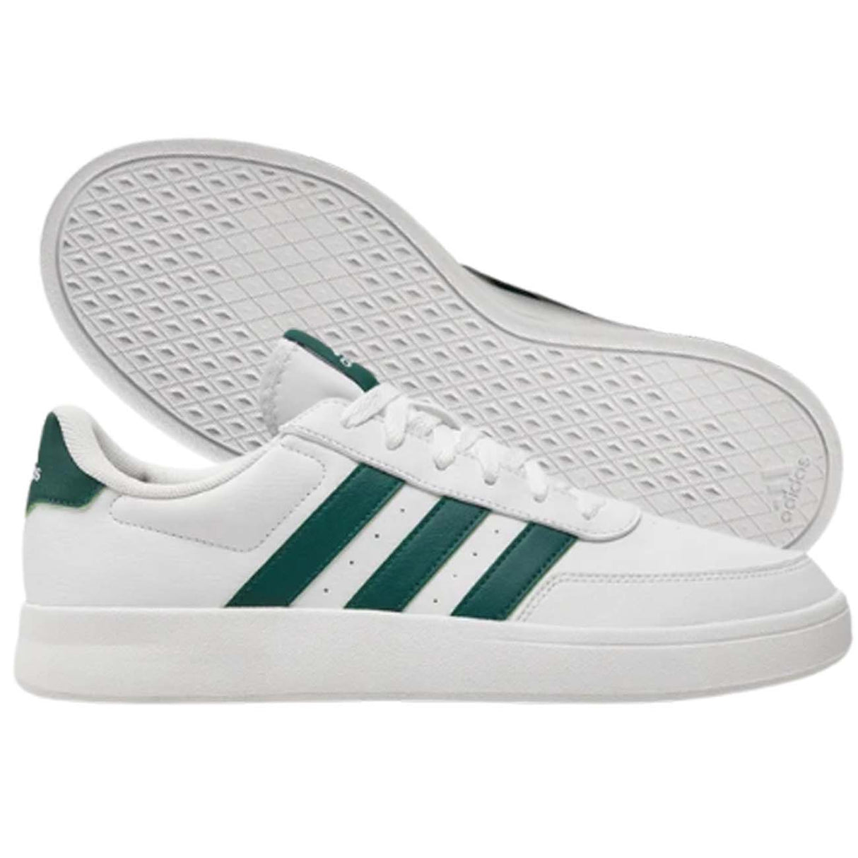 SCARPA ADIDAS IG6885 BREAKNET BIANCO VERDE