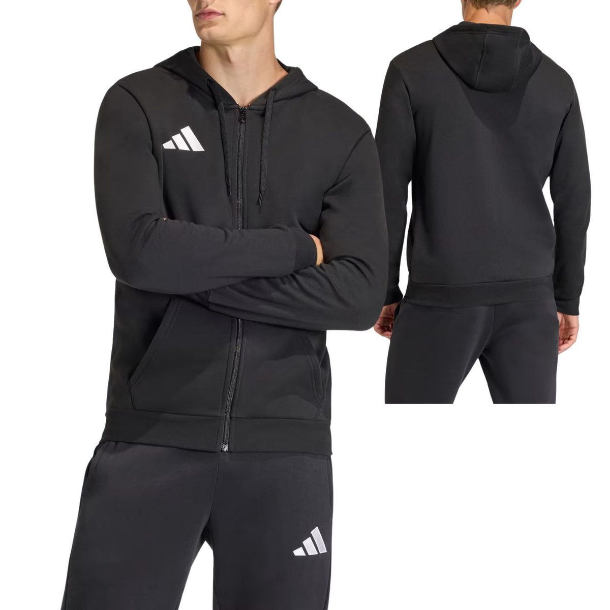 FELPA ADIDAS IA6045 ENTRADA26 NERO CAPPUCCIO FELPATA