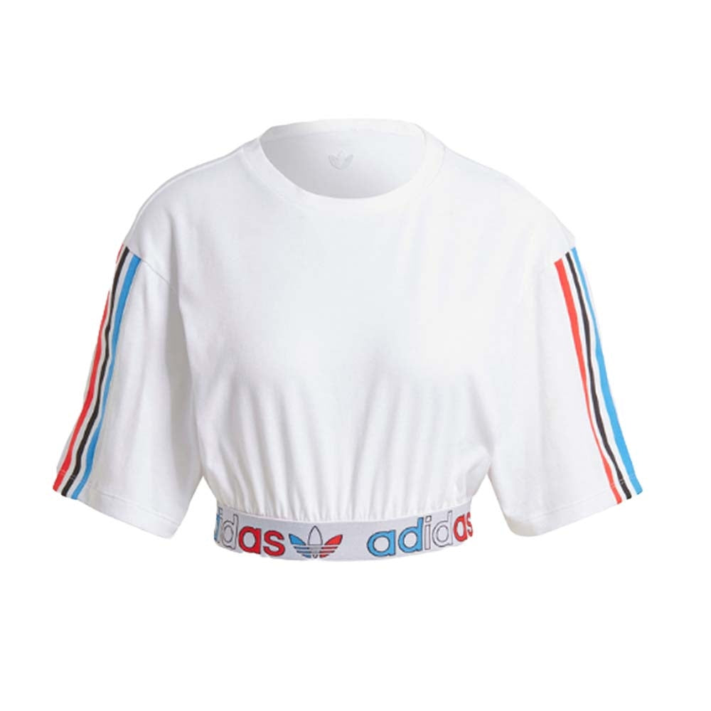 T-SHIRT ADIDAS FEMME GN2935 GN6979 PRIMEBLUE TRICOLORE COURT
