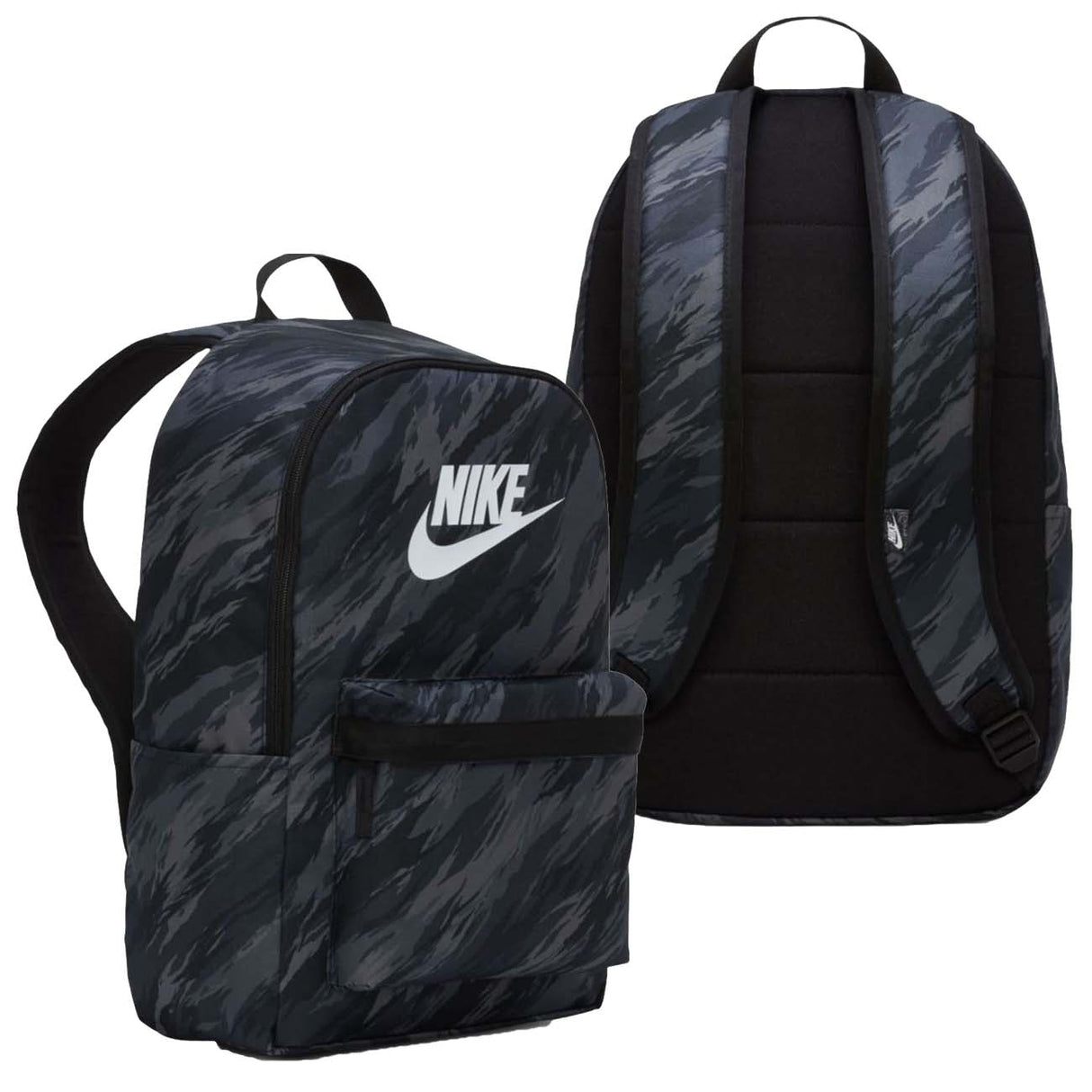 NIKE DA7752 010 HERITAGE BACKPACK BLACK GREY
