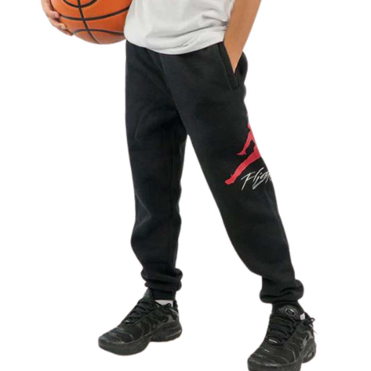 PANTALON JORDAN POUR GARÇONS 95D289 023 ACÉTATE NOIR