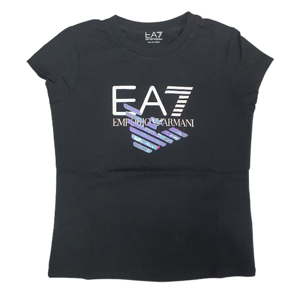 GIRLS T-SHIRT ARMANI EA7 6LFT07 FJDLZ COTTON