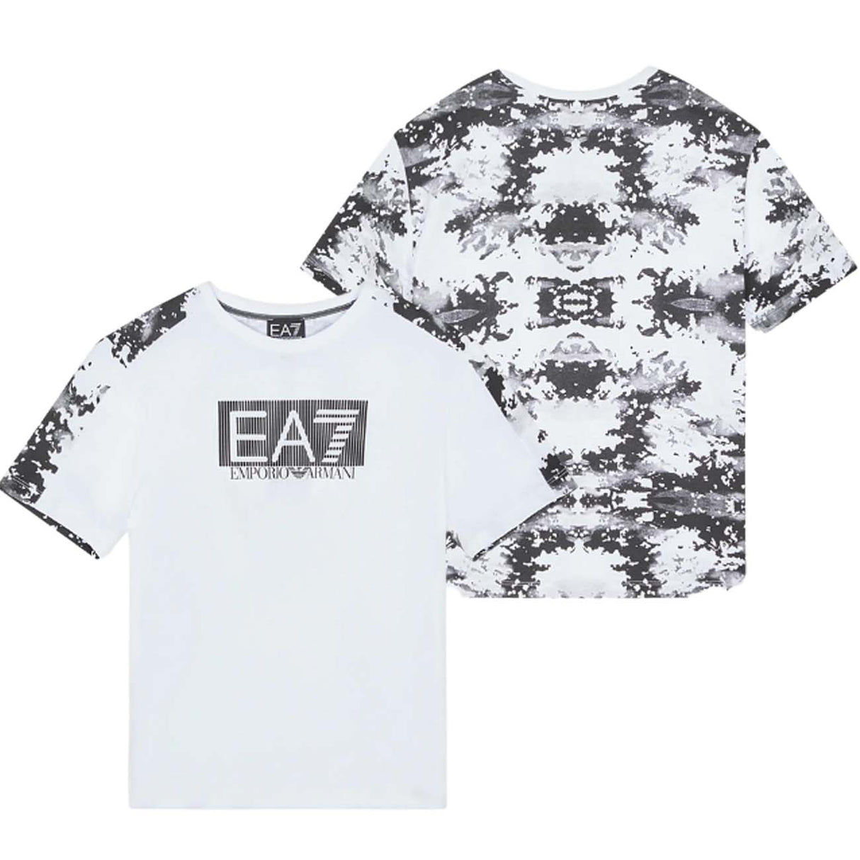 T-SHIRT EN COTON POUR GARÇONS ARMANI EA7 3RBT54 BJ02Z