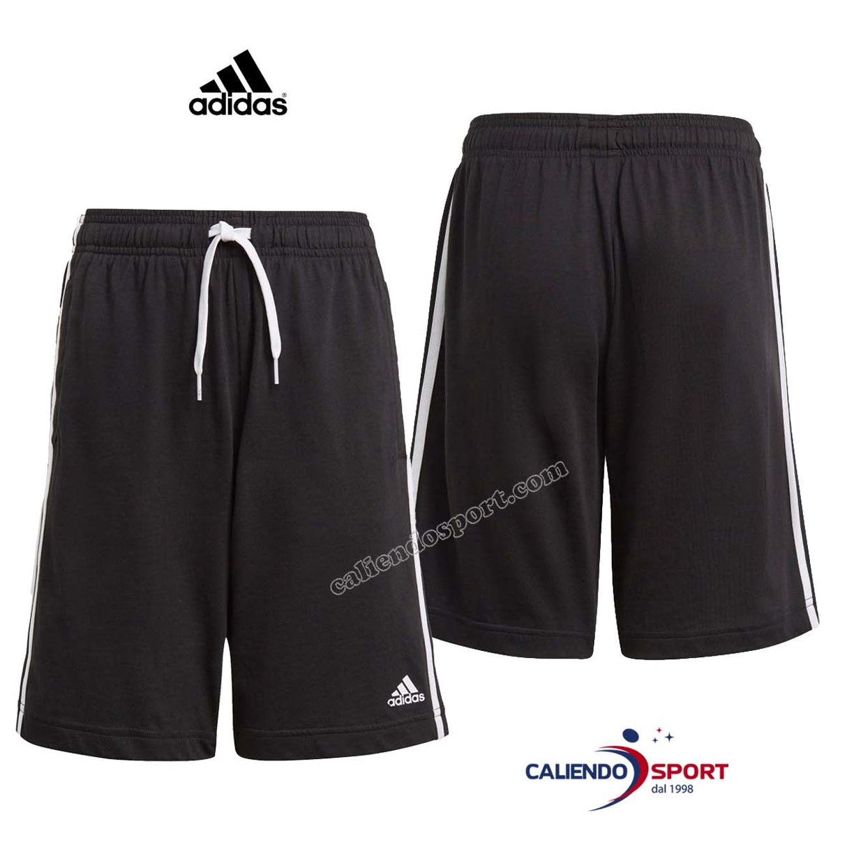 PANTALONCINO ADIDAS BAMBINI GN4007 ESSENTIAL 3 STRIPES