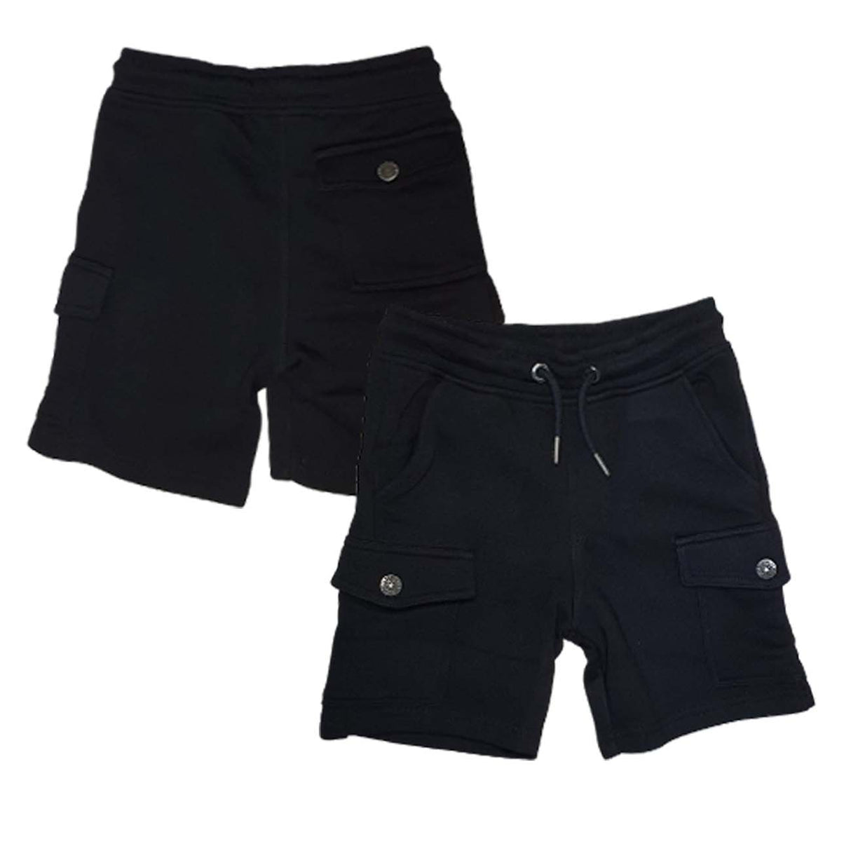 SHORT GARÇON TOP GUN 02G0025 EN COTON BROSSÉ GRIS