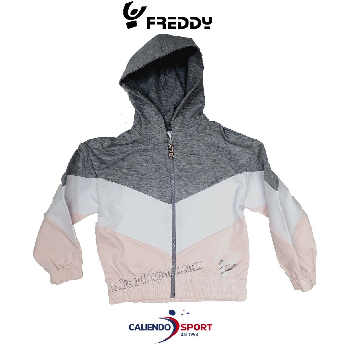 SWEAT FREDDY FILLE FR0049 GRIS COTON