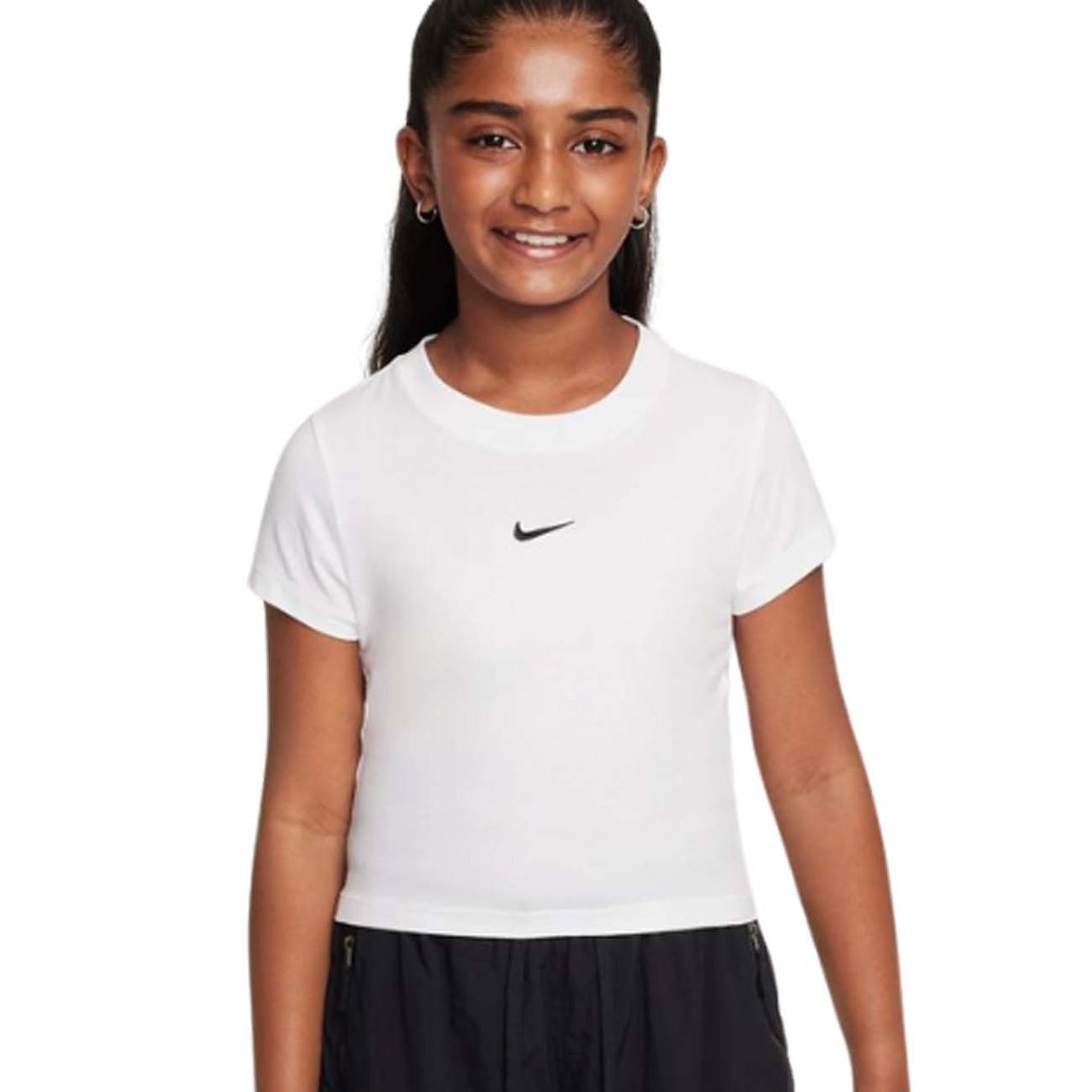 T-SHIRT BAMBINE NIKE HF7010-100 SPORTWEAR COTONE