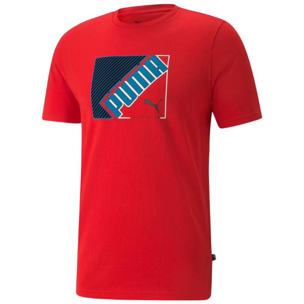 T-SHIRT EN COTON FLOQUÉ PUMA 849084