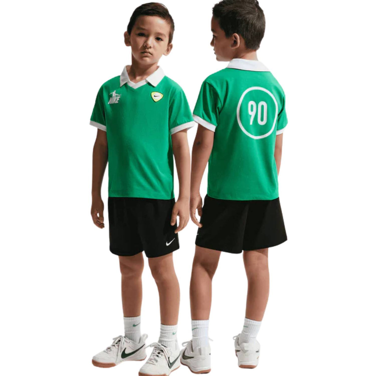 COMPLETO BAMBINI NIKE 86N939-023 FOOTBALL COTONE VERDE
