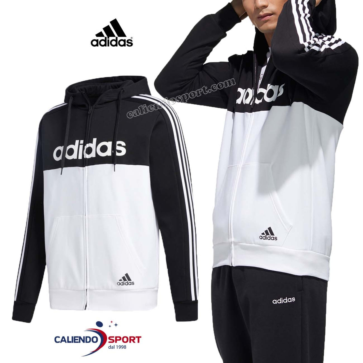 FELPA ADIDAS GD5503 JACKET ESSENTIALS COLORBLOK