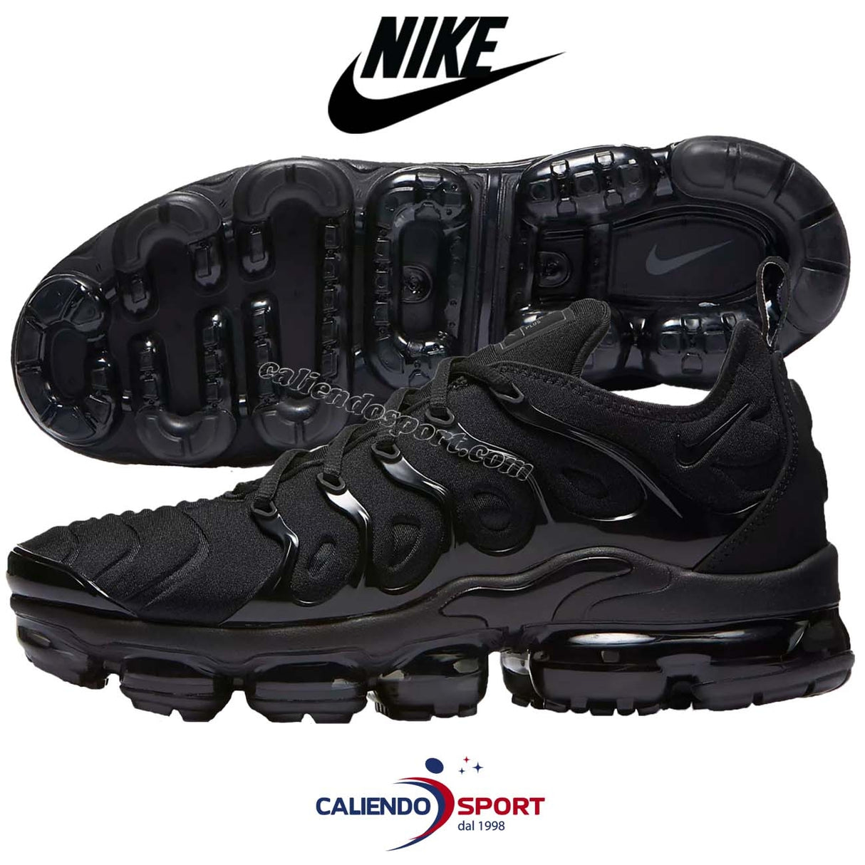 SCARPA NIKE VAPORMAX PLUS 924453 004 NERO
