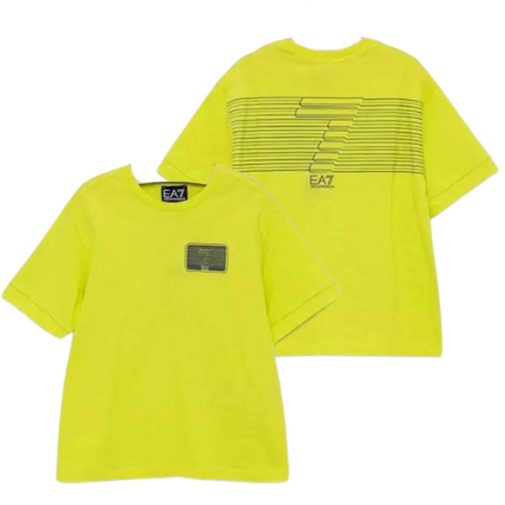 T-SHIRT RAGAZZI ARMANI EA7 3RBT60 BJ02Z COTONE