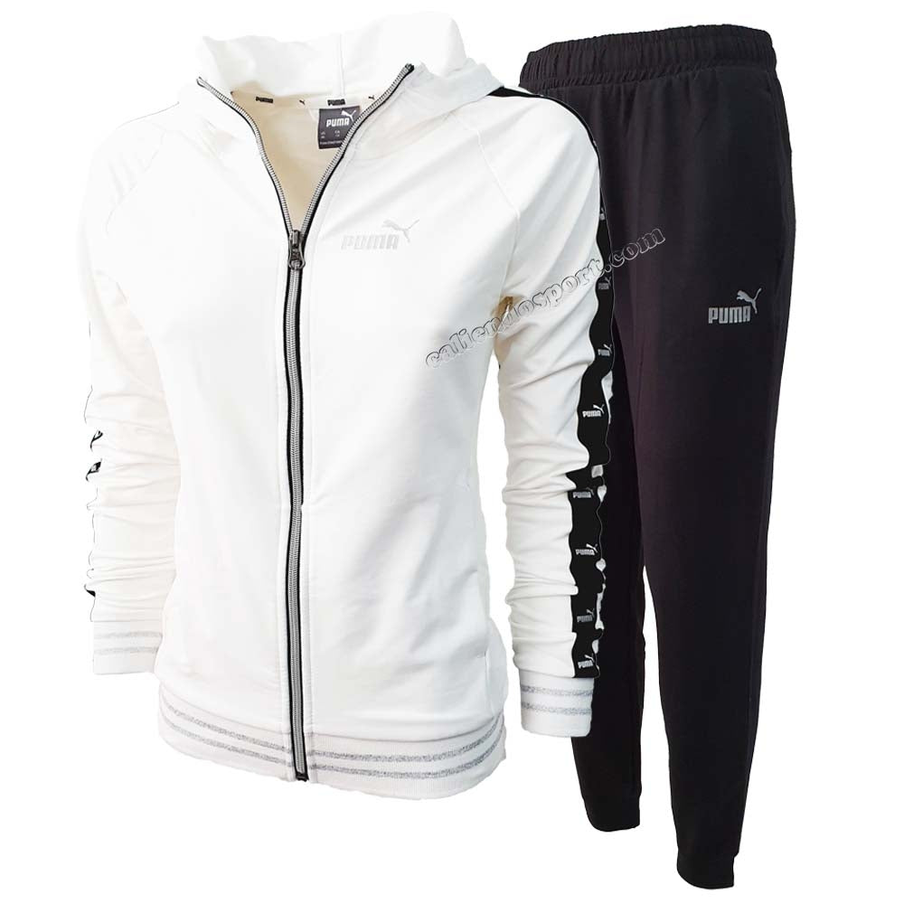 SURVÊTEMENT FEMME PUMA 855968 WS TAPE SUIT COTON