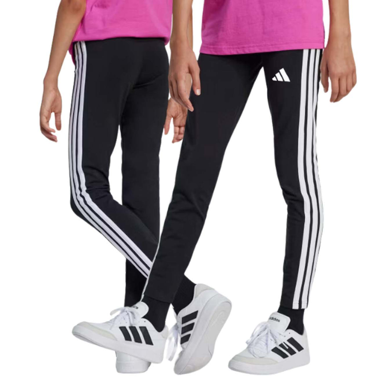 LEGGINGS RAGAZZE ADIDAS JD6473 ESSENTIALS COTONE NERO