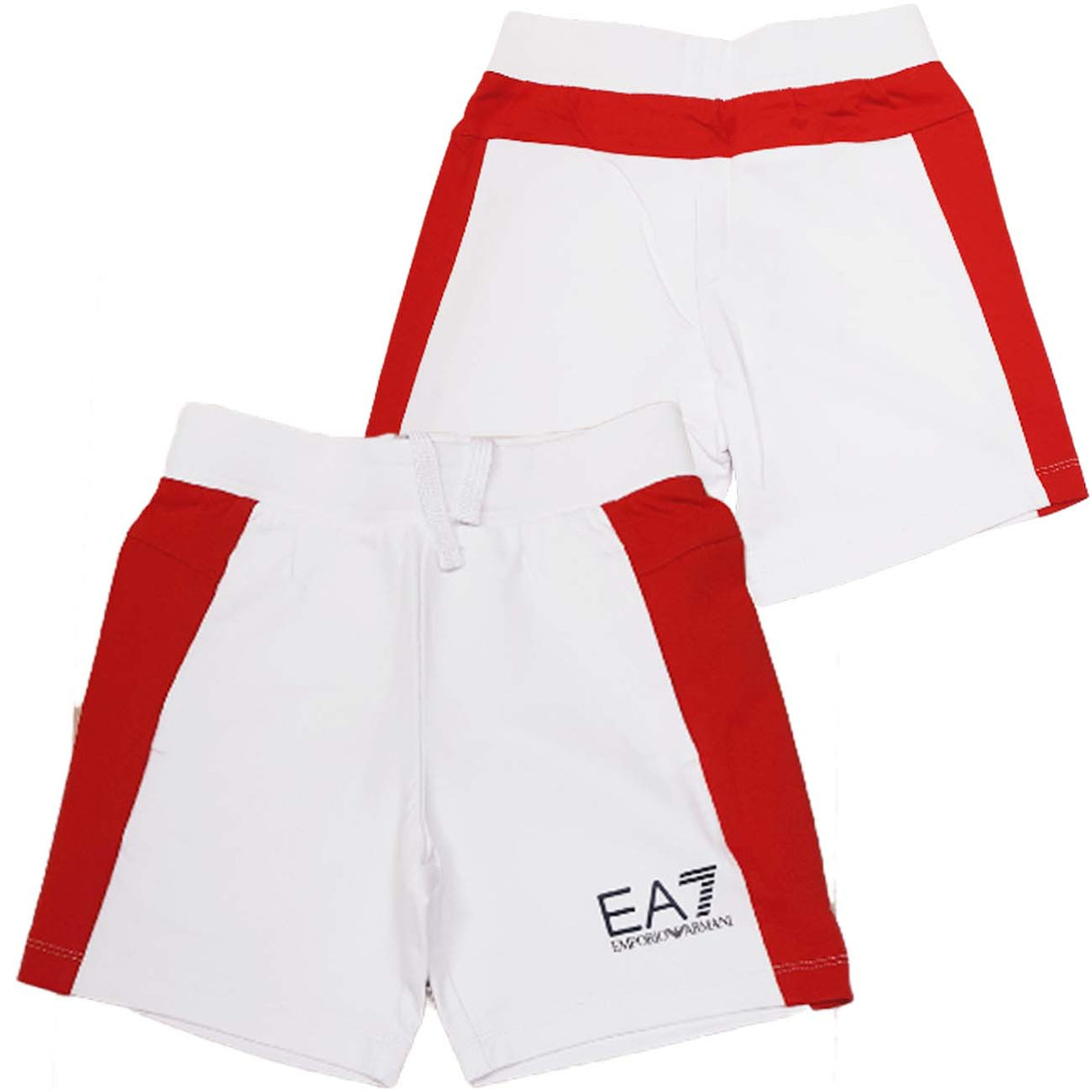 PANTALONCINO BAMBINI EA7 E24 3DBS60 BJ05Z 0100 BIANCO
