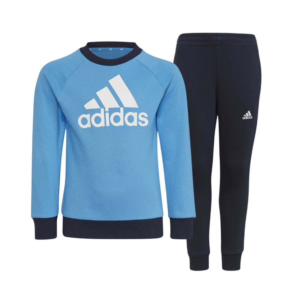 TUTA RAGAZZI ADIDAS HM8970 GIRO COLLO COTONE GARZATO-