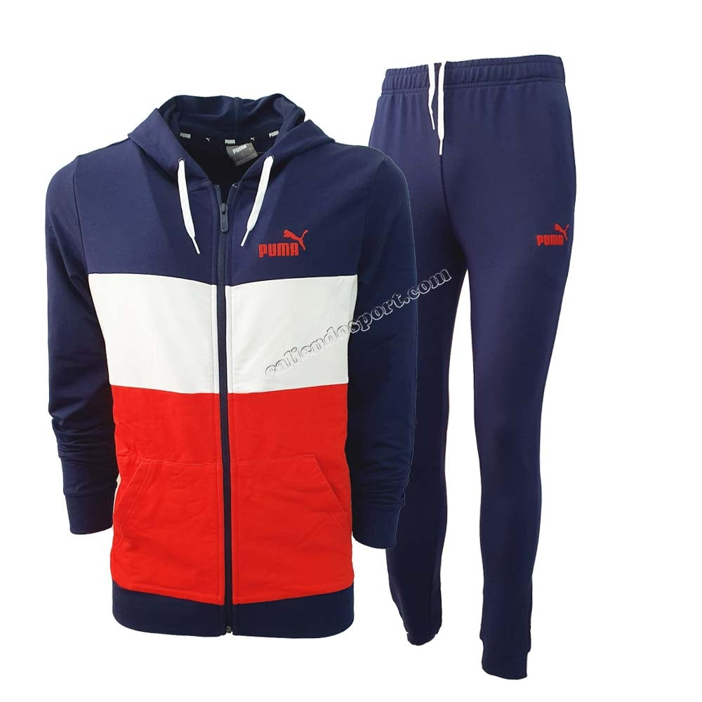 TUTA PUMA 855966 MS COLORBLOCK SUI COTONE