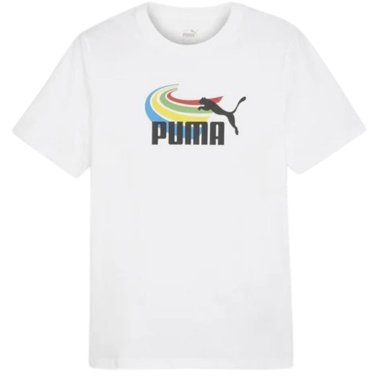T-SHIRT PUMA 627908 02 GRAFHIC SUMMER BIANCO COTONE