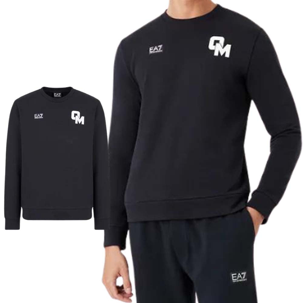 ARMANI EA7 6LPMMI PJOMZ BRUSHED COTTON OLIMPIA SWEATSHIRT