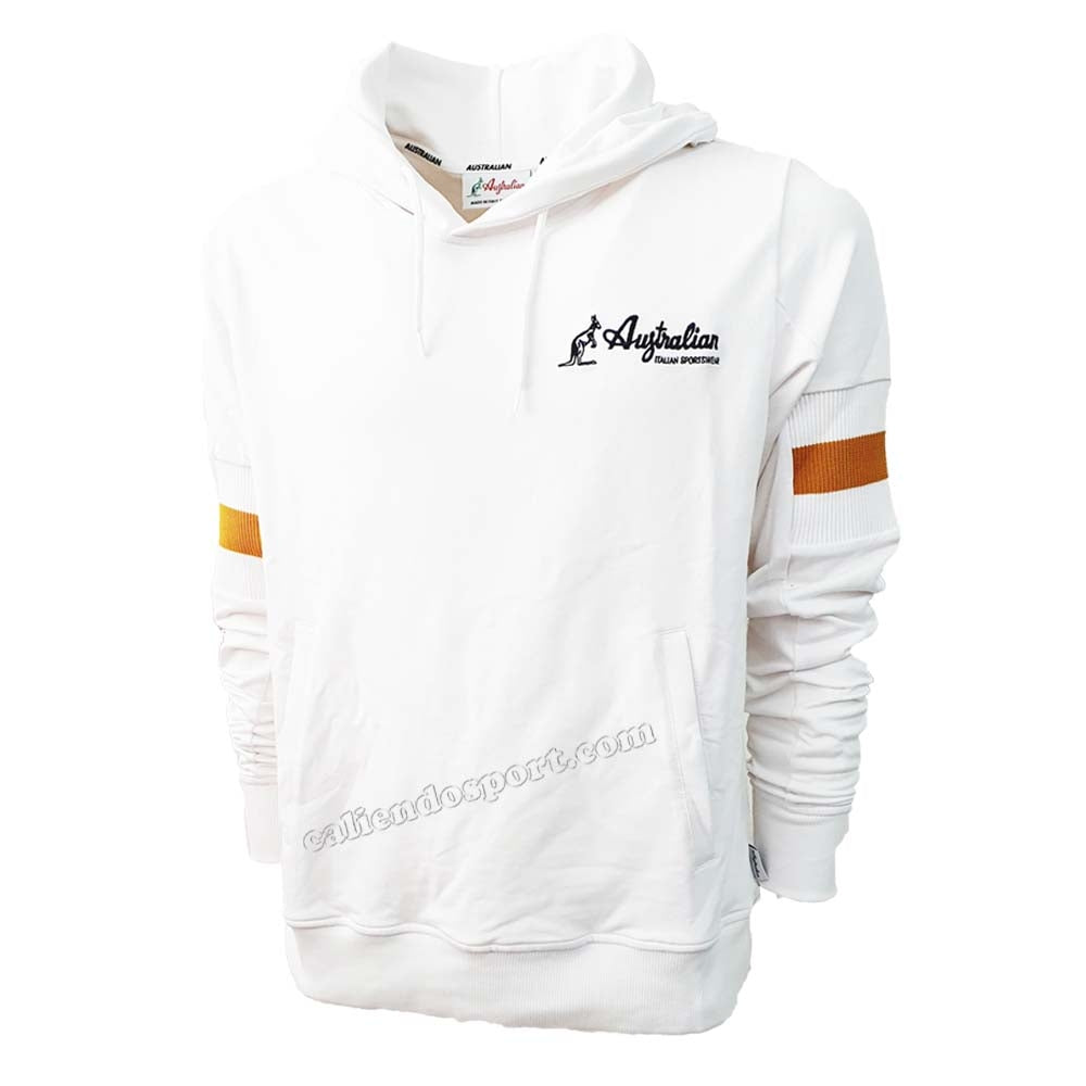 FELPA AUSTRALIAN FE0010 RIBBED KNIT HOODIE COTONE