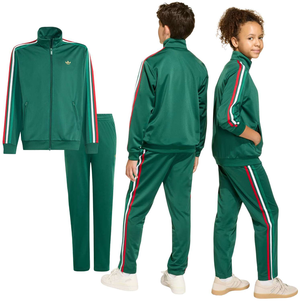 GIACCA+PANTALONE ADIDAS KC7051 KC9502 FIREBIRD LOOSE ACETATO VERDE