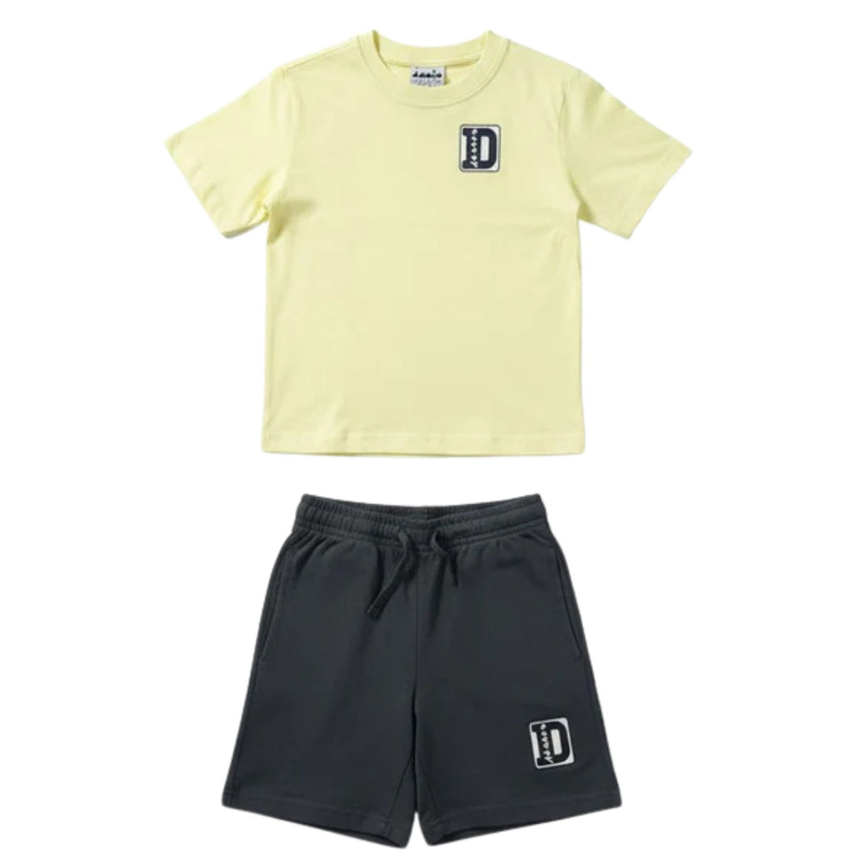 COMPLETO BAMBINI DIADORA 182870 35002 SPRTS II COTONE GIALLO GRIGIO