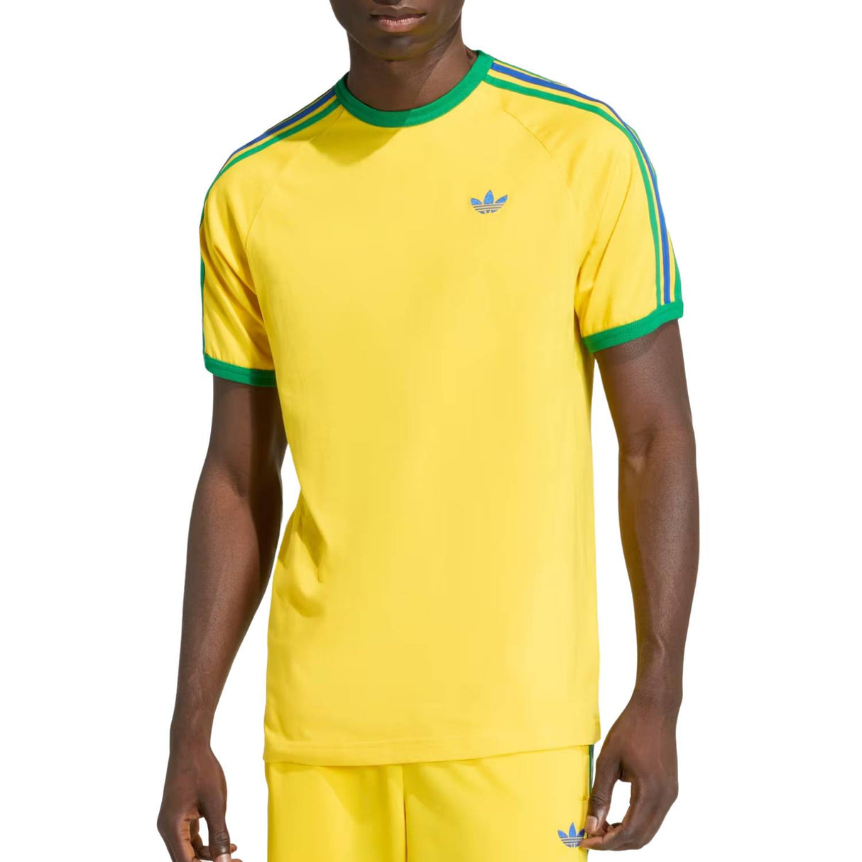 T-SHIRT ADIDAS KC8643 ADICOLR 3 STRISCE COTONE