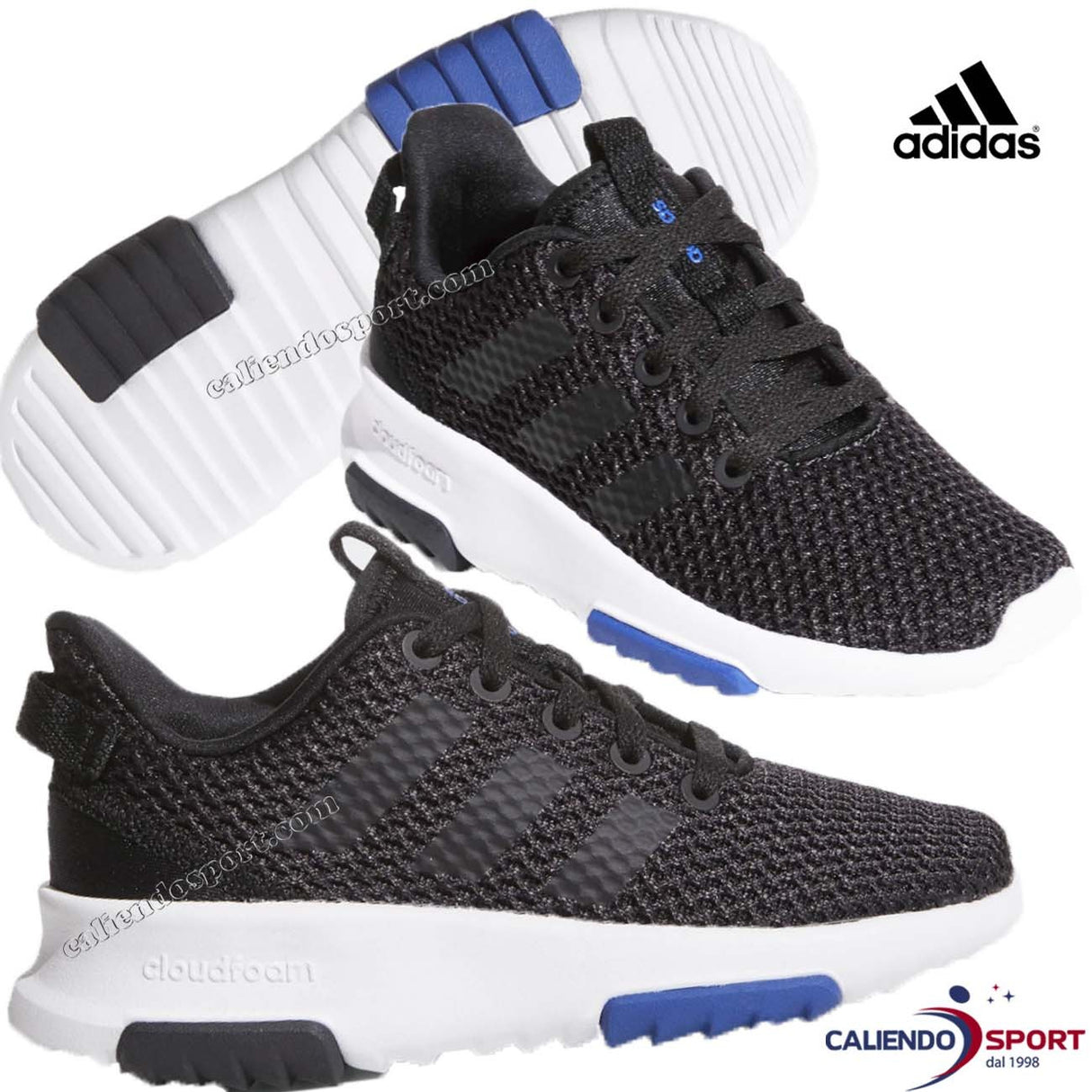 CHAUSSURES ADIDAS DB1300 CLOUDFOAM RACER TR NOIRES POUR ENFANTS