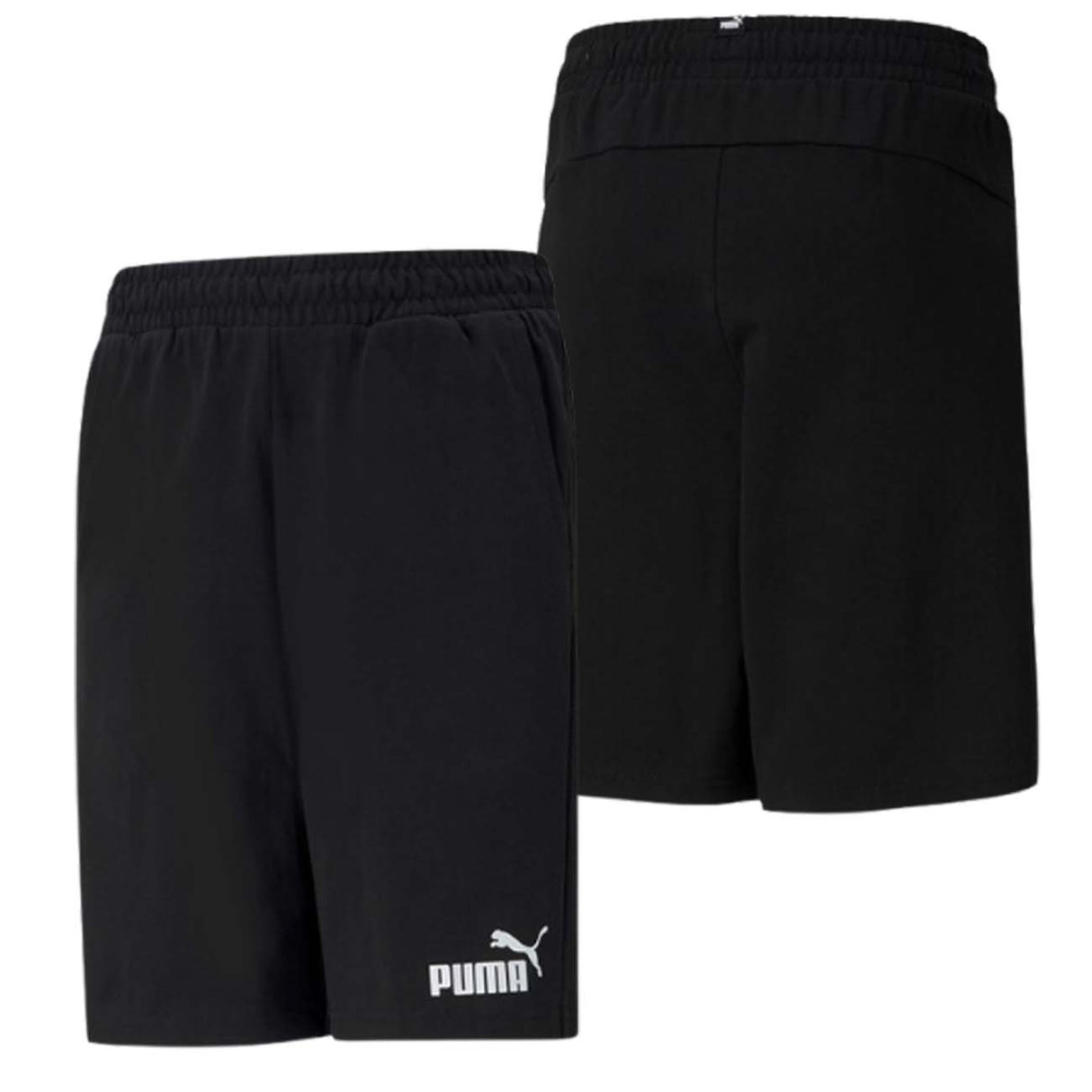 PANTALONCINI RAGAZZI PUMA 586971 ESSENTIALS COTONE NERO