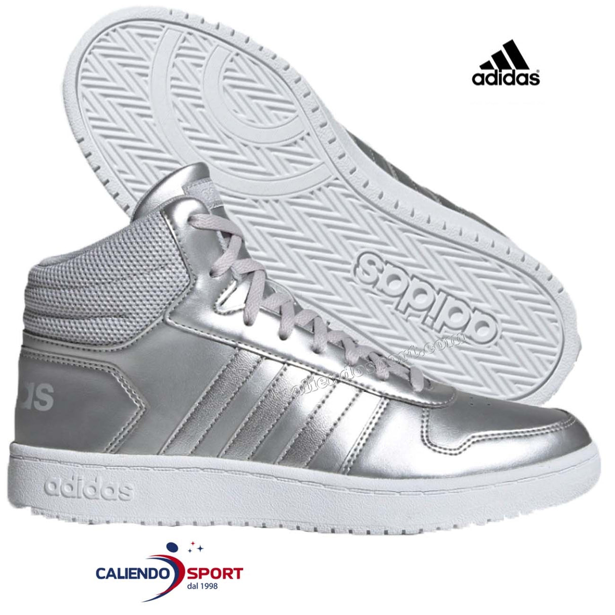 CHAUSSURES ADIDAS EE7857 HOOPS 2.0 MID LIFESTYLE POUR FEMMES