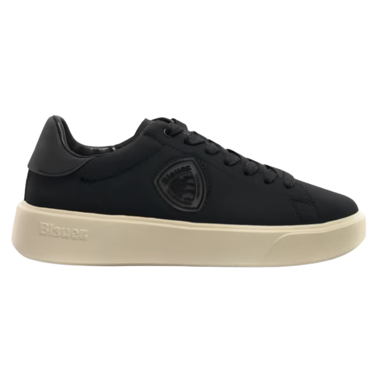 SCARPA BLAUER S6BUCK07LEA NERO SNEAKER