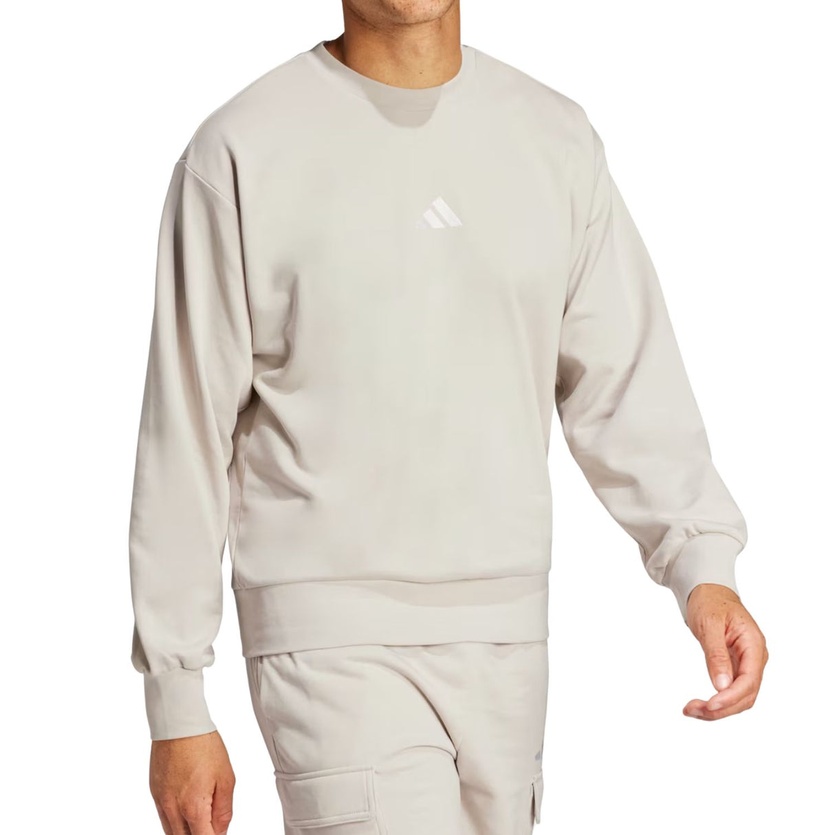 FELPA ADIDAS IN6087 ESSENTIALS COTONE GARZATO