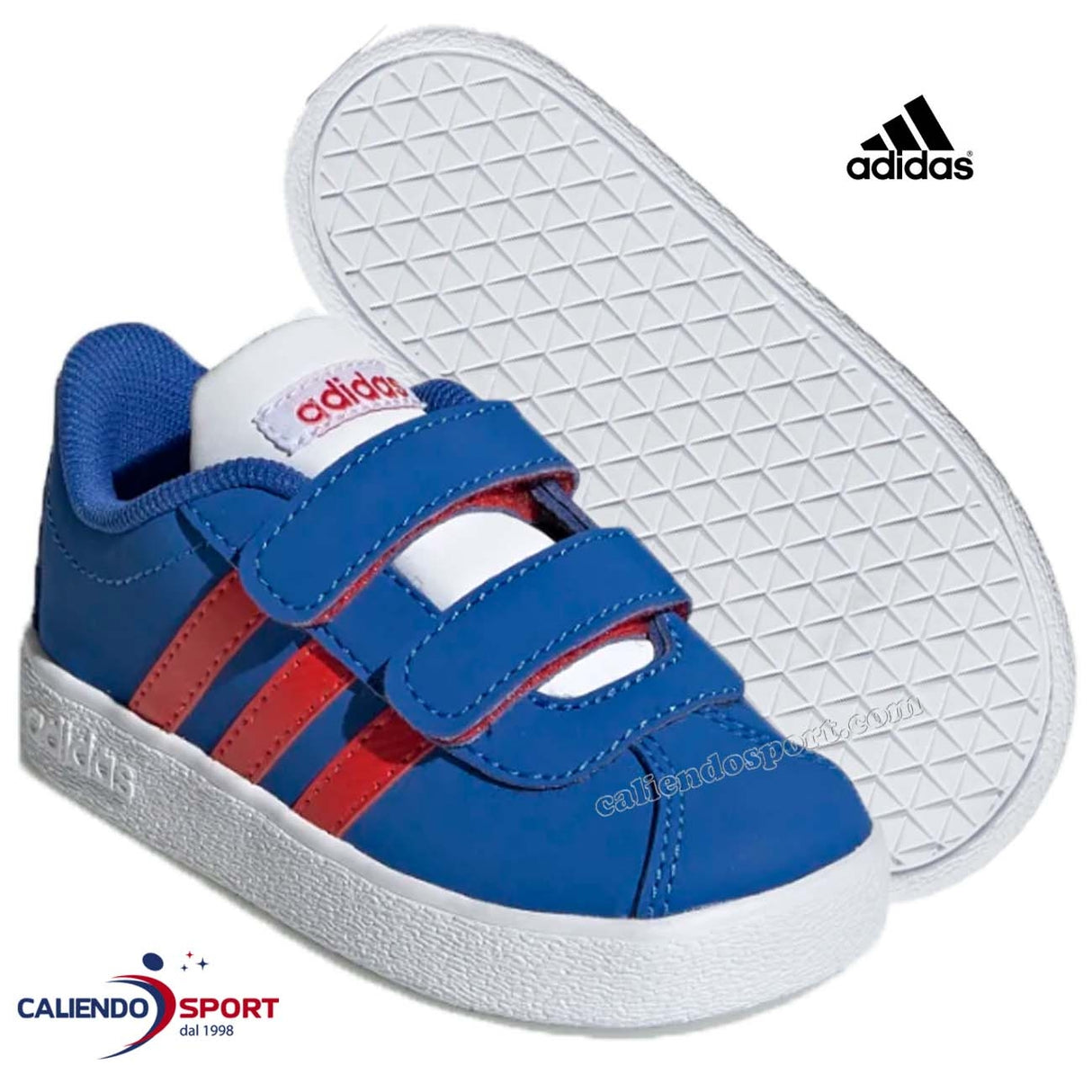 SCARPA BAMBINI ADIDAS EE6910 VL COURT 2.0 STRAPP