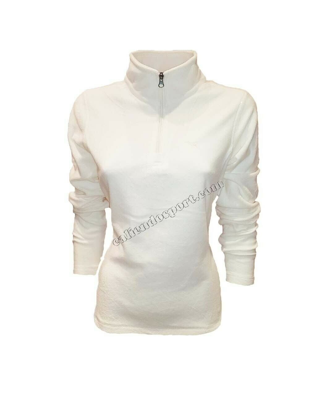 PULL MICRO PILE FEMME DIADORA 172436 DEMI-ZIP BLEU BLANC NOIR ROSE