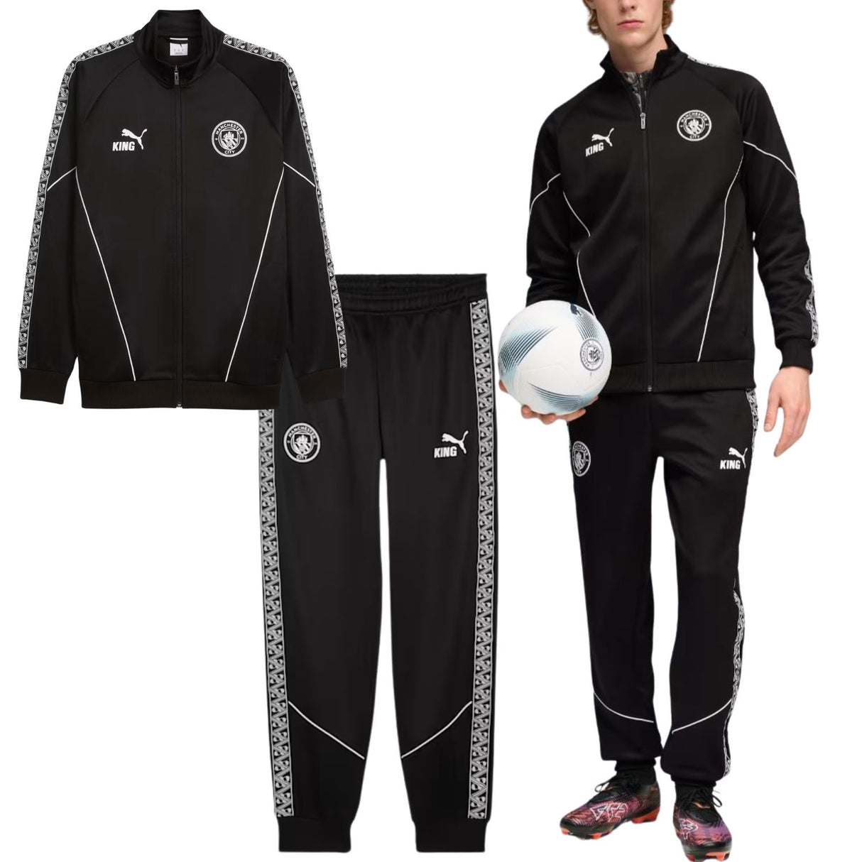 GIACCA+PANTALONE MANCHESTER CITY PUMA 782173-02 782174-02 CALCIO